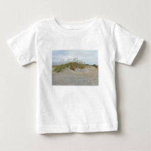 T-shirt Pour Bébé L'avoine marine sur la dune de sable Bancs extérie