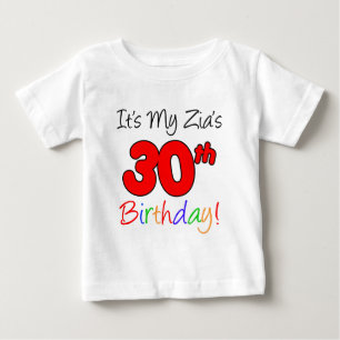 T-shirt Pour Bébé Le 30ème anniversaire de Zia
