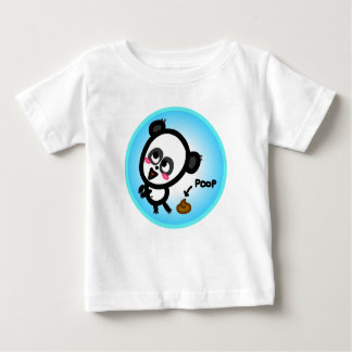 T-shirt Pour Bébé Le bébé Animé - Panda Poop.