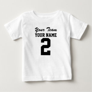 T-shirt Pour Bébé Le bébé sportif personnalisé d'équipe folâtre la