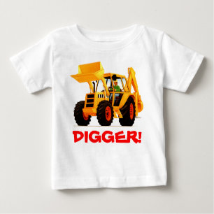 T-shirt Pour Bébé Le bêcheur jaune nommé fait sur commande de