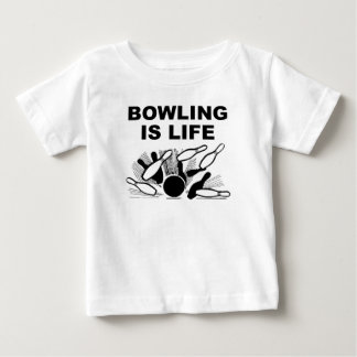 T-shirt Pour Bébé Le bowling est la vie