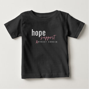 T-shirt Pour Bébé le cancer du sein espère un soutien. T-shirt bébé