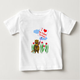 T-shirt Pour Bébé Le castor canadien aime le Yukon