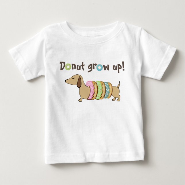 T-shirt Pour Bébé Le Chien Doxie Dog Toddler Shirt Grandit (Devant)