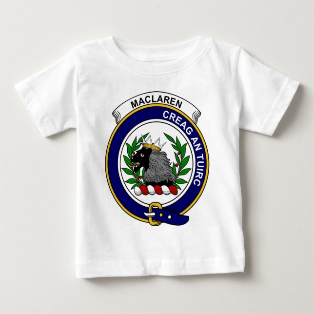 T-shirt Pour Bébé Le clan de MacLaren Badge (Devant)