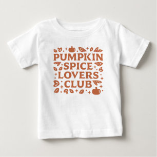T-shirt Pour Bébé Le Club Citrouille des amateurs d'épices