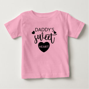 T-shirt Pour Bébé Le coeur doux de papa