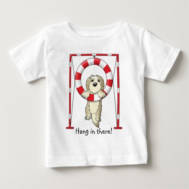 T-shirt Pour Bébé Le coup dans là poursuivent le bébé d'agilité (Devant)
