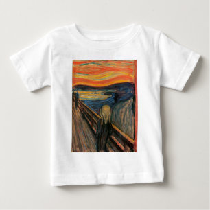 T-shirt Pour Bébé Le cri perçant par Edvard Munch