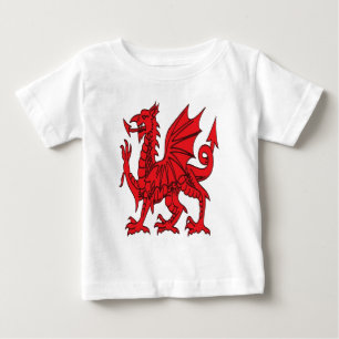 T-shirt Pour Bébé Le Dragon Rouge Force Fierté et Unité