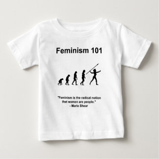 T-shirt Pour Bébé Le féminisme est la notion radicale