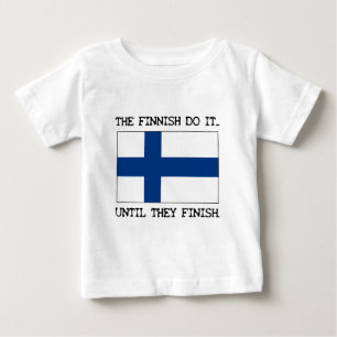 T-shirt Pour Bébé Le fini le faire... jusqu'à ce qu'ils terminent