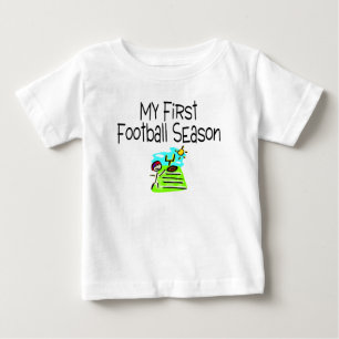 T-shirt Pour Bébé Le football ma première saison de football