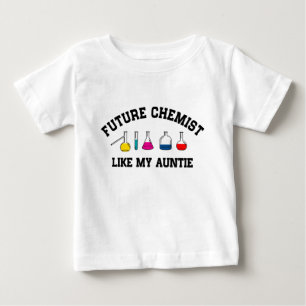 T-shirt Pour Bébé Le futur chimiste aiment ma tante