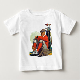 T-shirt Pour Bébé Le golfeur a continué l'attente
