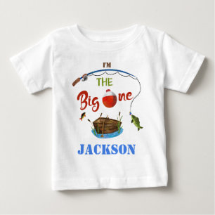 T-shirt Pour Bébé Le grand T-shirt ONE bébé Garçon O-fish-ally ONE