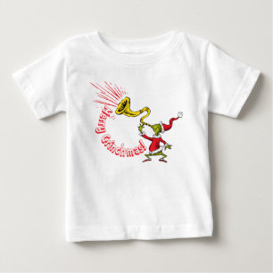 T-shirt Pour Bébé Le Grinch sonnant de la corne joyeuse de Grinchmas