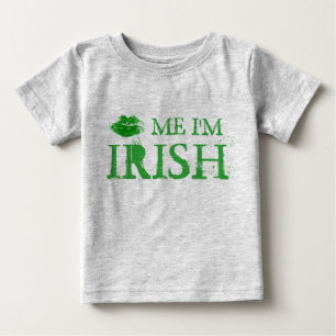 T-shirt Pour Bébé Le jour de St Patrick m'embrassent que je suis les