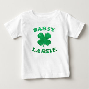 T-shirt Pour Bébé Le jour impertinent de St Patrick de gamine