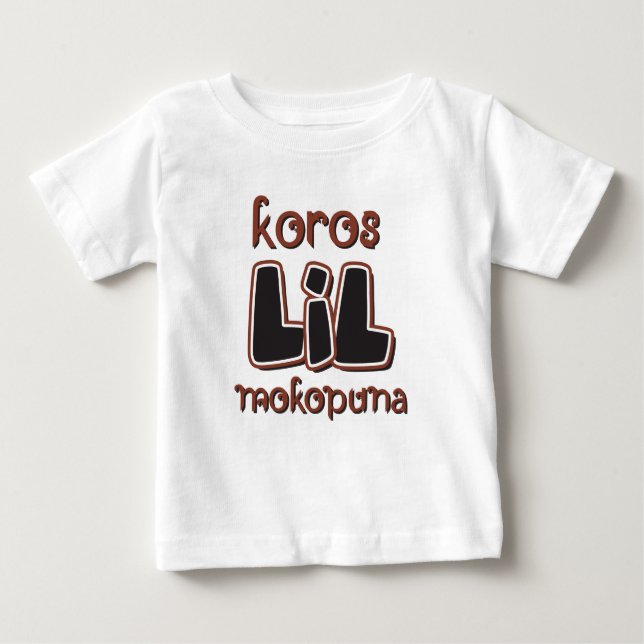T-shirt Pour Bébé Le LIL Mokopuna de Koro (Devant)
