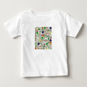 T-shirt Pour Bébé Le marché agricole Medley