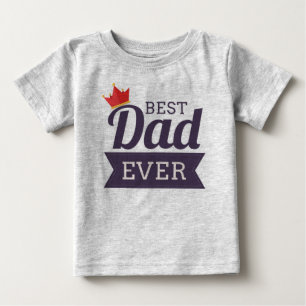 T-shirt Pour Bébé Le meilleur papa jamais