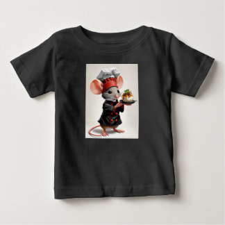 T-shirt Pour Bébé Le monde adorable d'une minuscule souris