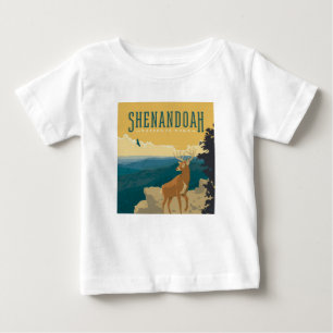 T-shirt Pour Bébé Le Parc national de Shenandoah   Cerf