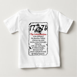 T-shirt Pour Bébé Le patriote américain