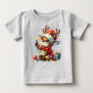 T-shirt Pour Bébé Le Père Noël arrive
