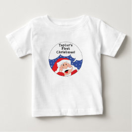 T-shirt Pour Bébé Le Père Noël dit :