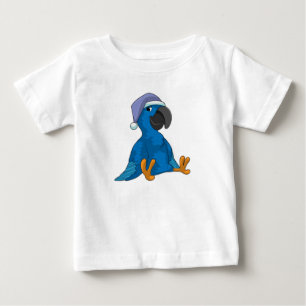 T-shirt Pour Bébé Le perroquet au coucher avec casquette