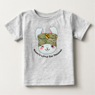 T-shirt Pour Bébé "Le petit 1er Cav Trooper de papa"