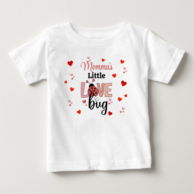 T-shirt Pour Bébé Le petit amour de maman (Devant)