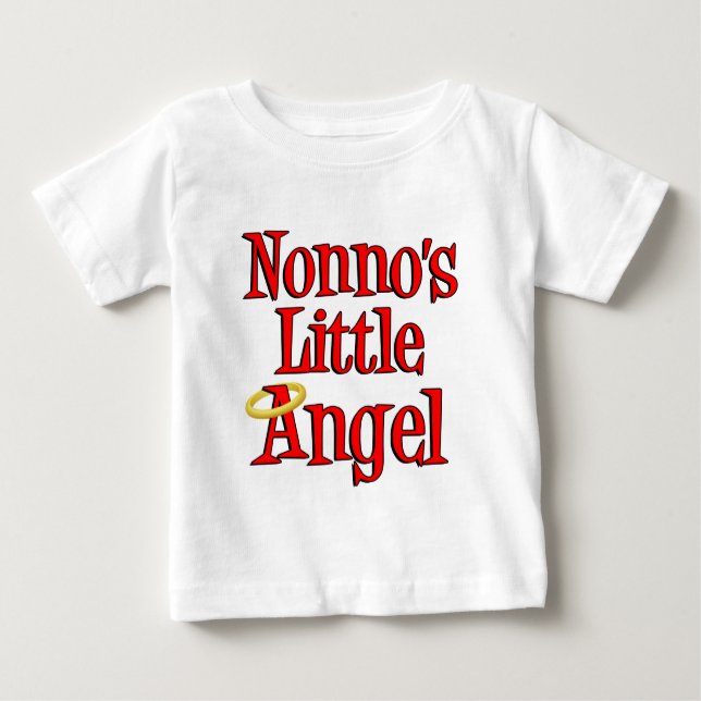T-shirt Pour Bébé Le petit ange de Nonno (Devant)