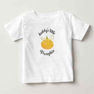 T-shirt Pour Bébé Le petit citrouille de papa