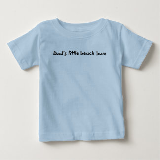 T-shirt Pour Bébé Le petit clochard de plage de papa