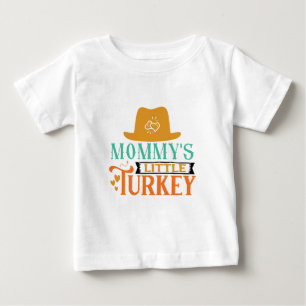 T-shirt Pour Bébé Le petit dindon de Maman - Action de grâce