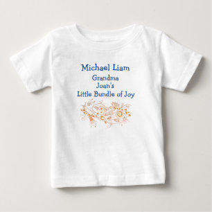 T-shirt Pour Bébé Le petit ensemble de joie d'Artsy Grandma Personna