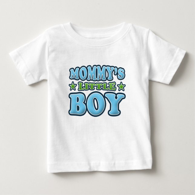 T-shirt Pour Bébé Le petit garçon de maman (Devant)