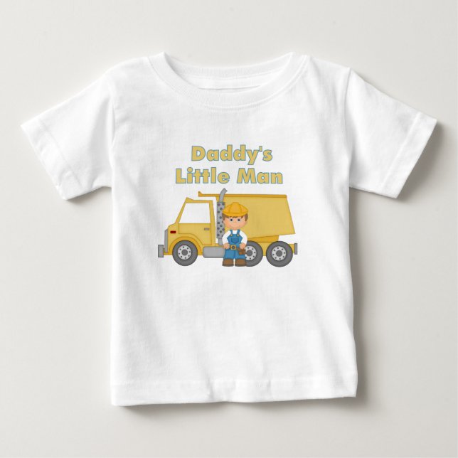 T-shirt Pour Bébé Le petit homme de papa (Devant)