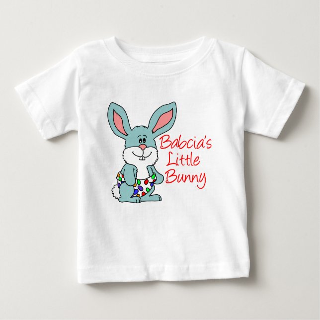 T-shirt Pour Bébé Le petit lapin de Babcia (Devant)