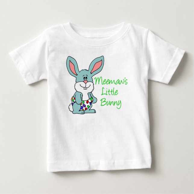 T-shirt Pour Bébé Le petit lapin de Meemaw (Devant)