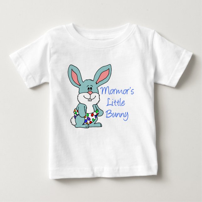 T-shirt Pour Bébé Le petit lapin de Mormor (Devant)