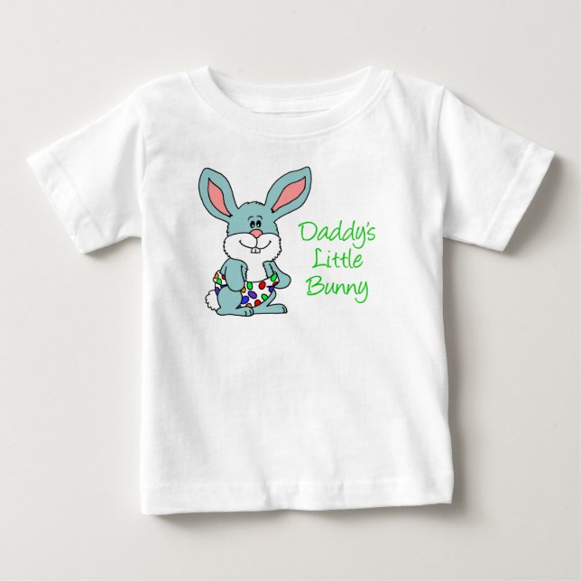 T-shirt Pour Bébé Le petit lapin de papa (Devant)