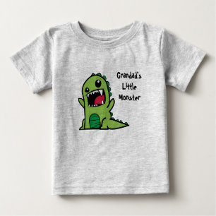 T-shirt Pour Bébé Le petit monstre du papy