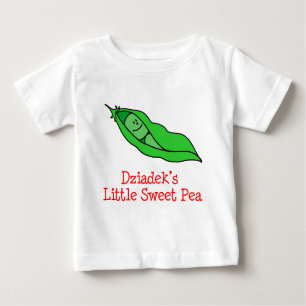 T-shirt Pour Bébé Le petit pois doux de Dziadek