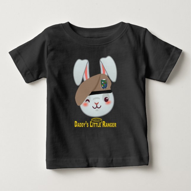 T-shirt Pour Bébé "Le petit Ranger de papa" (Devant)