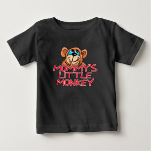 T-shirt Pour Bébé Le petit singe de la maman